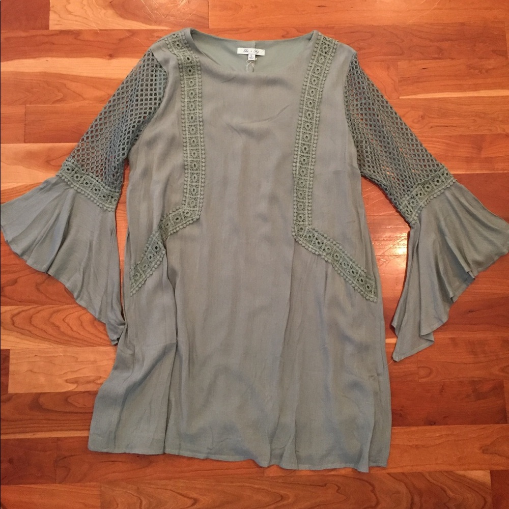 ✨LIMITED SUPPLY!✨ Teal She + Sky Dress - Picture 7 of 7