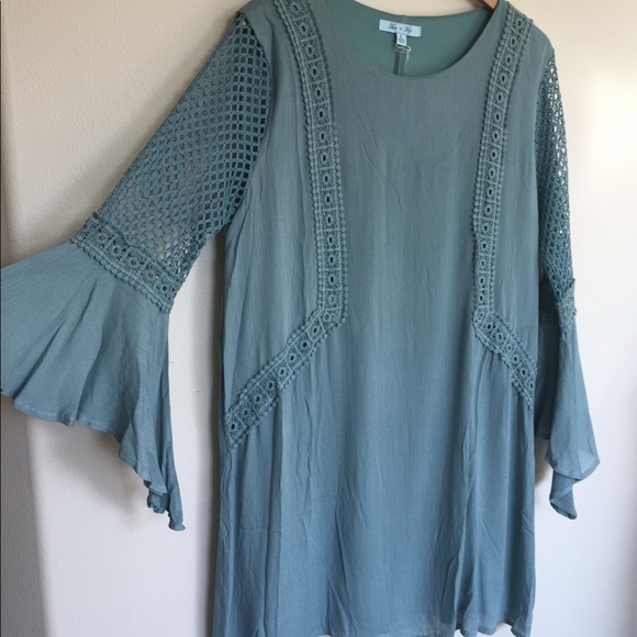 ✨LIMITED SUPPLY!✨ Teal She + Sky Dress - Picture 6 of 7