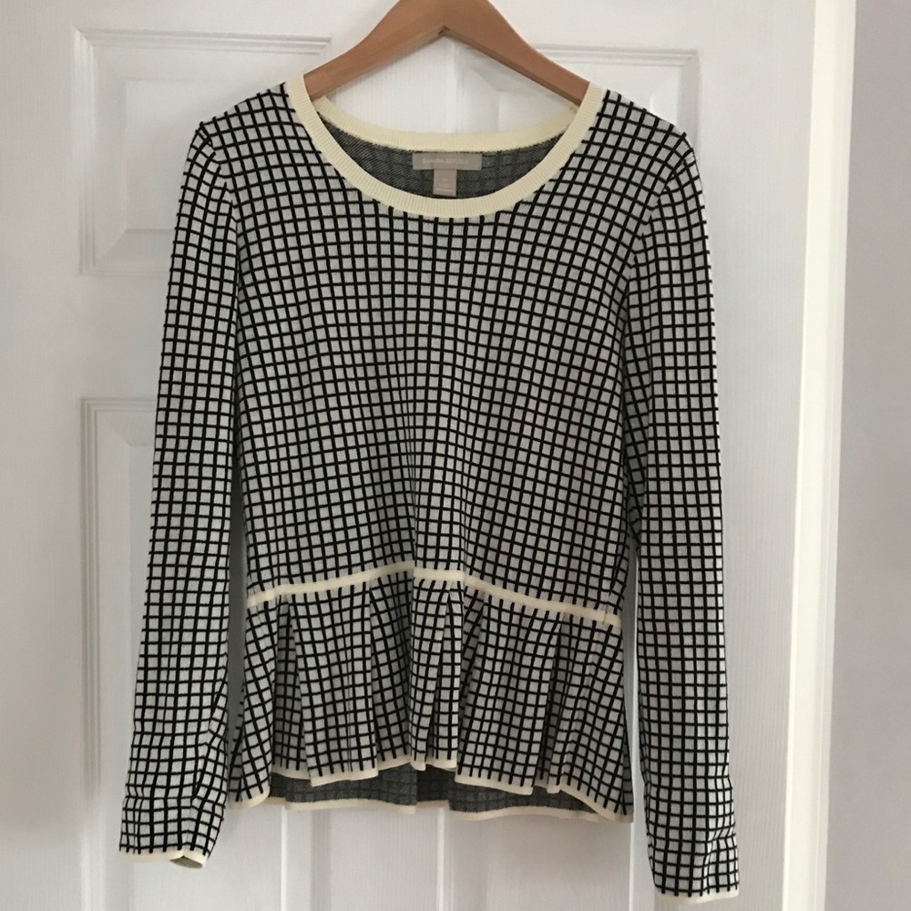 Banana Republic peplum sweater