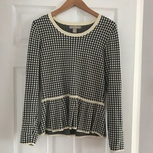 Banana Republic peplum sweater