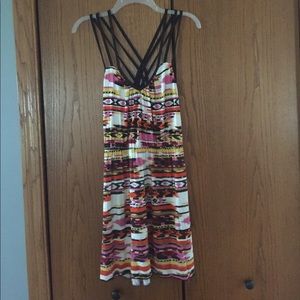 Aztec crisscross dress