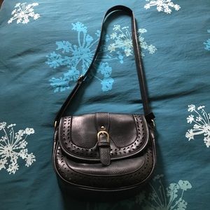 Casual Black Crossbody Bag