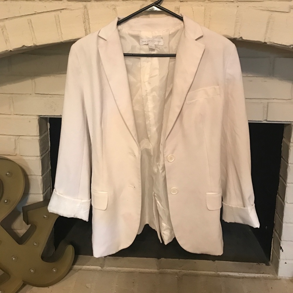 White blazer