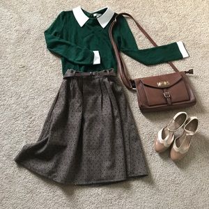 Wine Appreciation Sweater in Pine