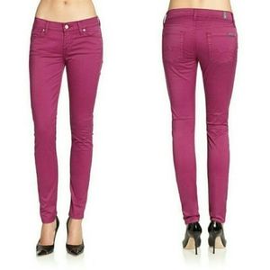 FINAL! 7 For All Mankind Gwenevere Pink Pants