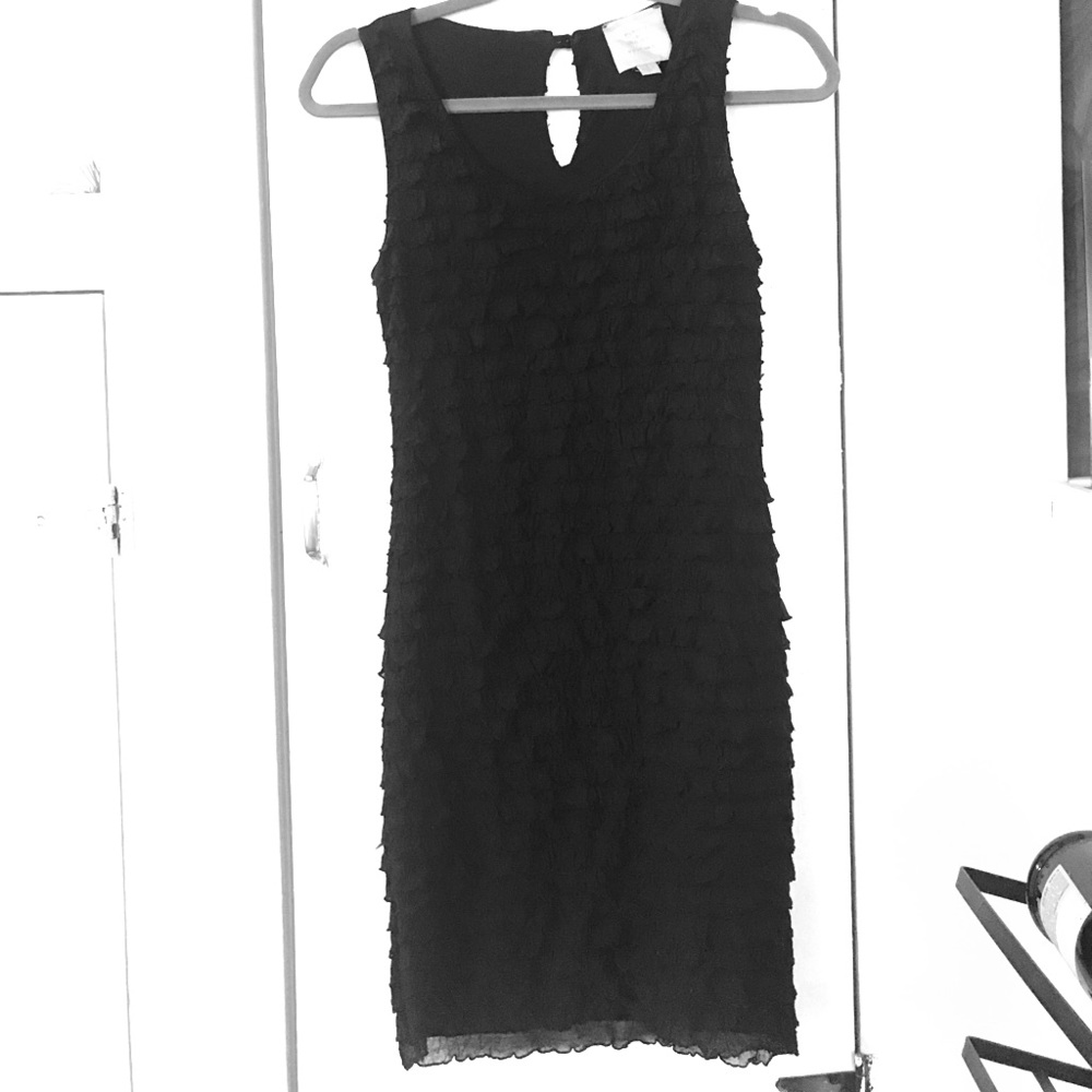 Black classic dress