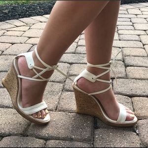BCBG MaxAzria Leather Wedges