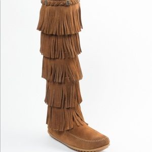 Minnetonka Fringe Boots