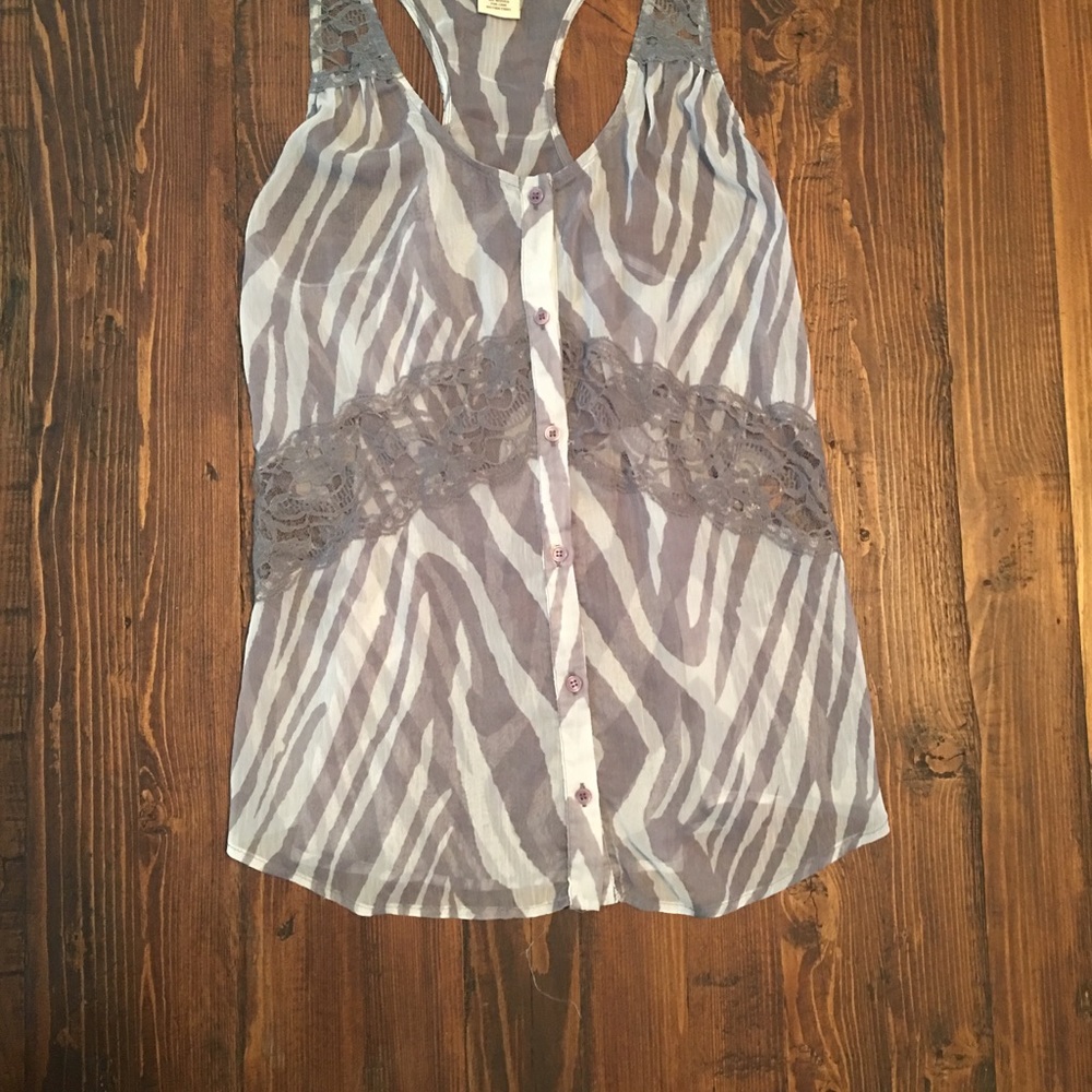 Daytrip zebra print top