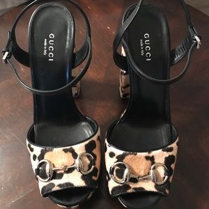 Authentic Pony Hair Gucci Heels