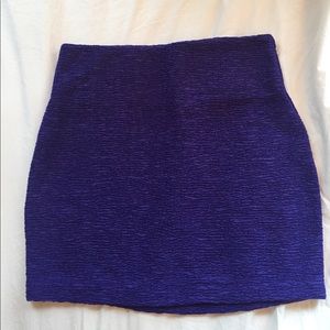 BCBG Purple Mini Skirt
