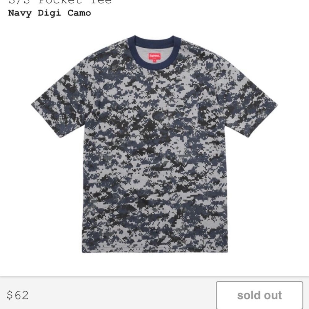 Supreme S/S pocket tee