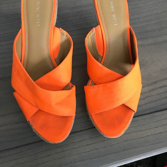 Nine West Size 9 Wedge Sandals - Picture 1 of 3