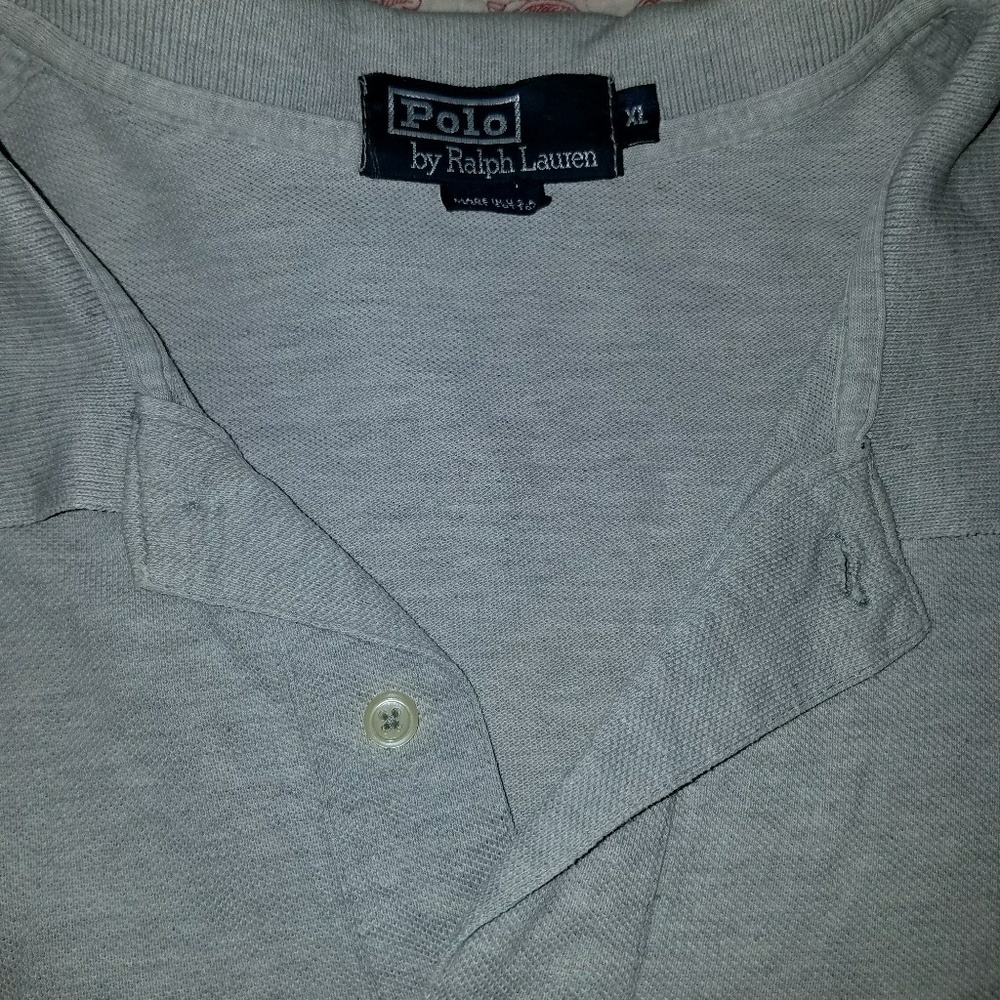 Light grey polo shirt