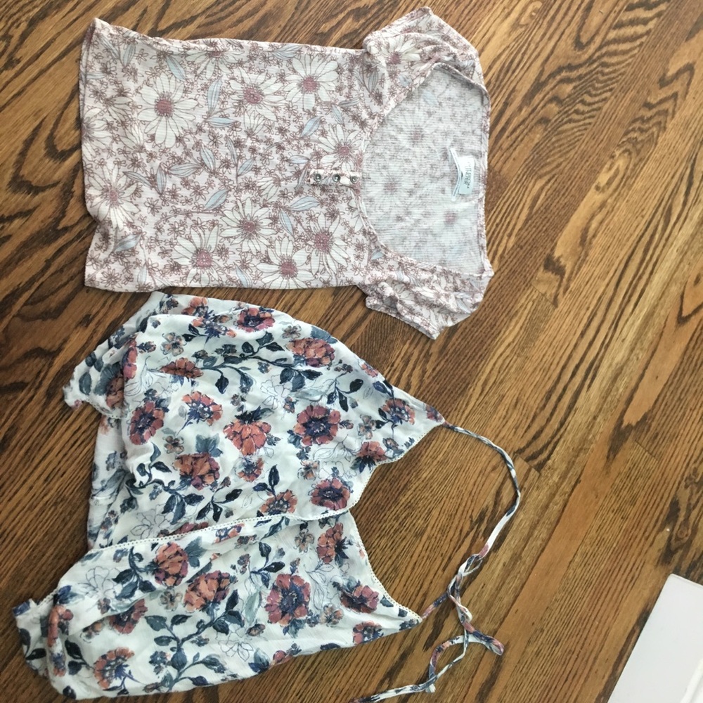 Left tank  urban outfitters, right tank abrecombie
