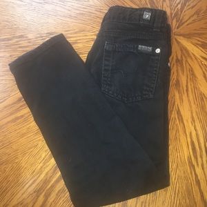Black Seven for All Mankind Jeans.