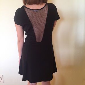 Black Sheer Back Dress