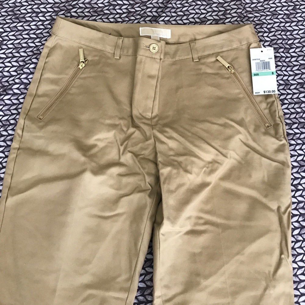 Michael Kors Beige/ Khaki Pants Style QU63B752UE