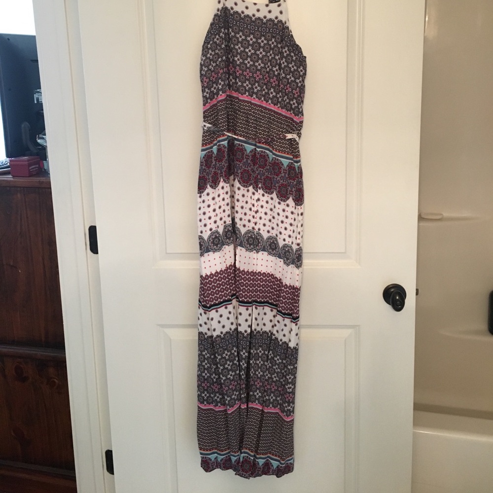 Printed maxi dress