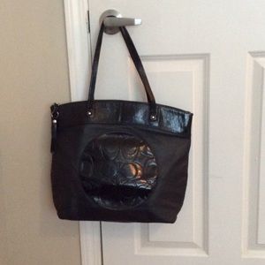 Coach Laura Signature Logo Tote