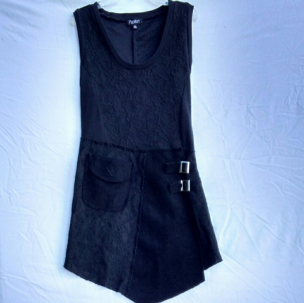 Papillon patchwork dress