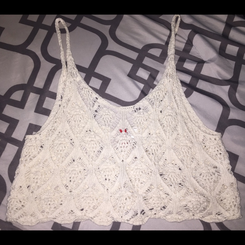 Knitted crop top