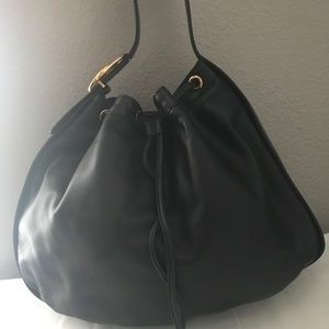 Authentic Gucci Interlocking Icon Drawstring Hobo