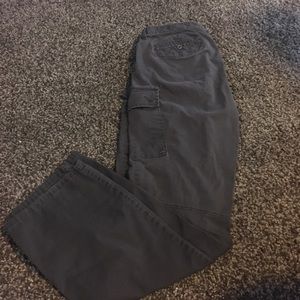 Eddie Bauer charcoal gray cargo pants