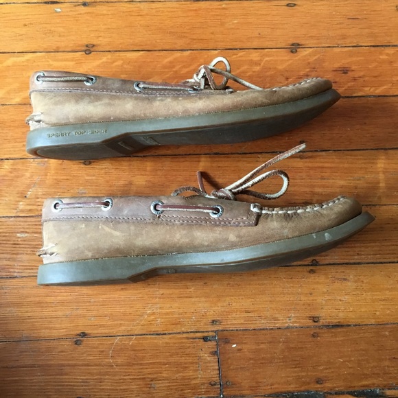 Sperry Top-Sider 7.5 A/O Sahara Leather Honey - Picture 3 of 8