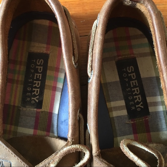Sperry Top-Sider 7.5 A/O Sahara Leather Honey - Picture 6 of 8