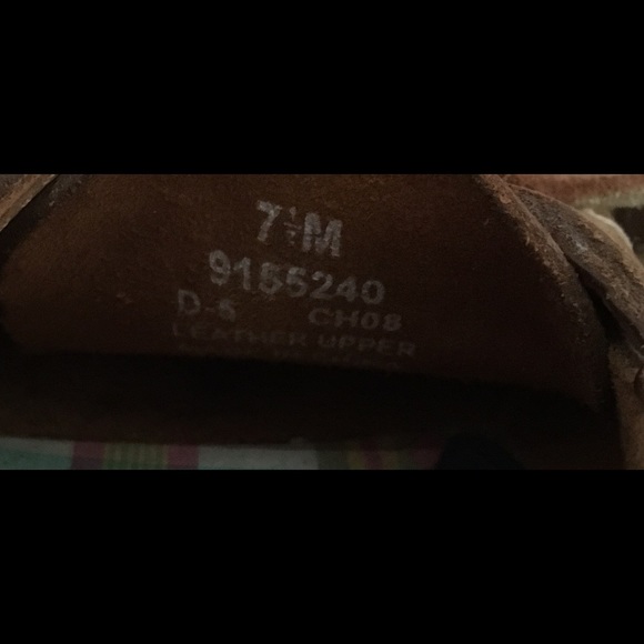 Sperry Top-Sider 7.5 A/O Sahara Leather Honey - Picture 8 of 8