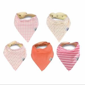 Baby Bandana Drool Bibs 5Pcs Organic Gift Girls