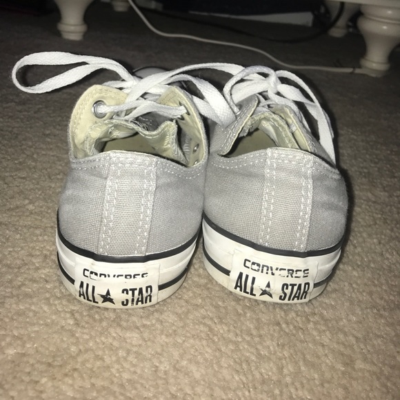 Grey Converse (Women's size 8) - Picture 3 of 3