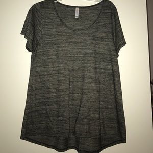 Charcoal Striped Classic T