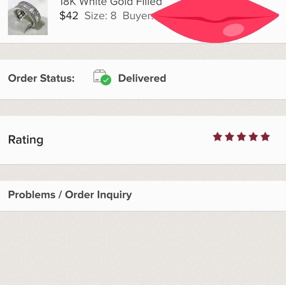 5⭐ RATED White Gold Filled CZ wedding band ring - Picture 6 of 10