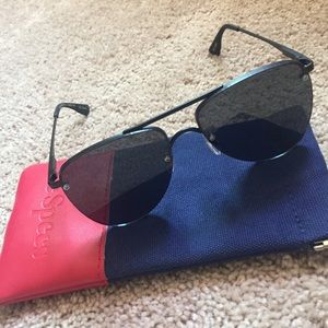 Le Specs "The Prince" All Black Aviators