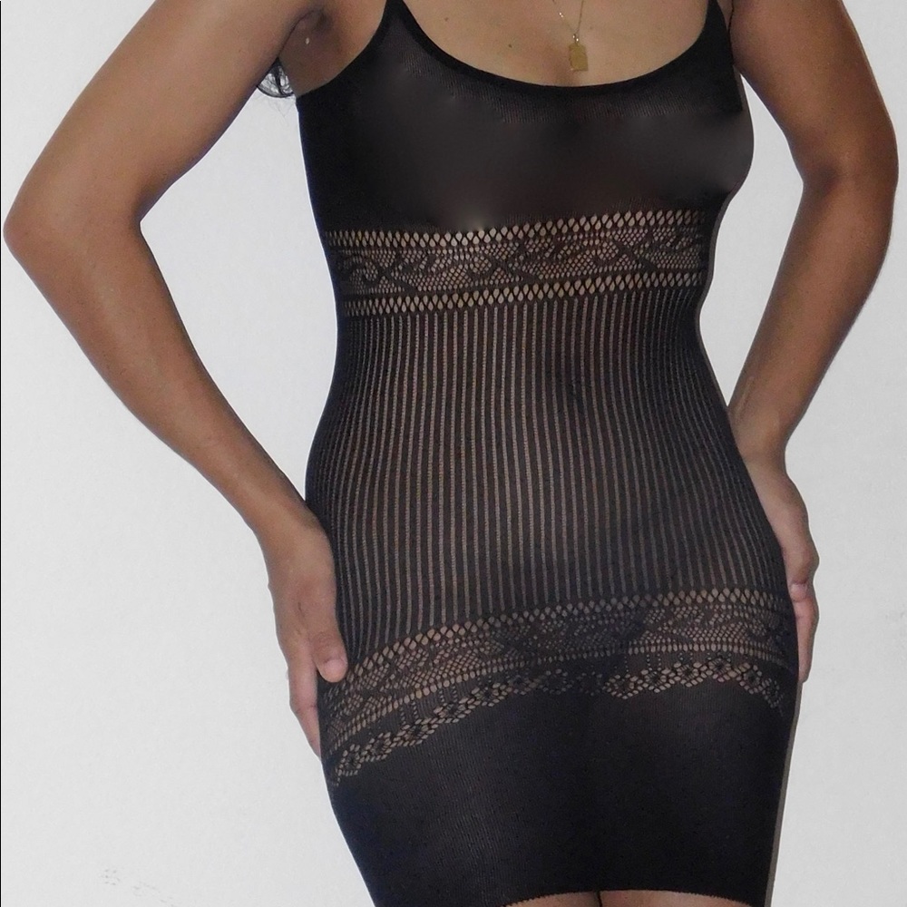 Sexy revealing dress slip