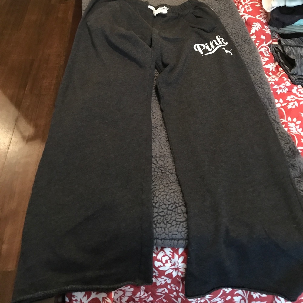 Pink boyfriend sweatpants