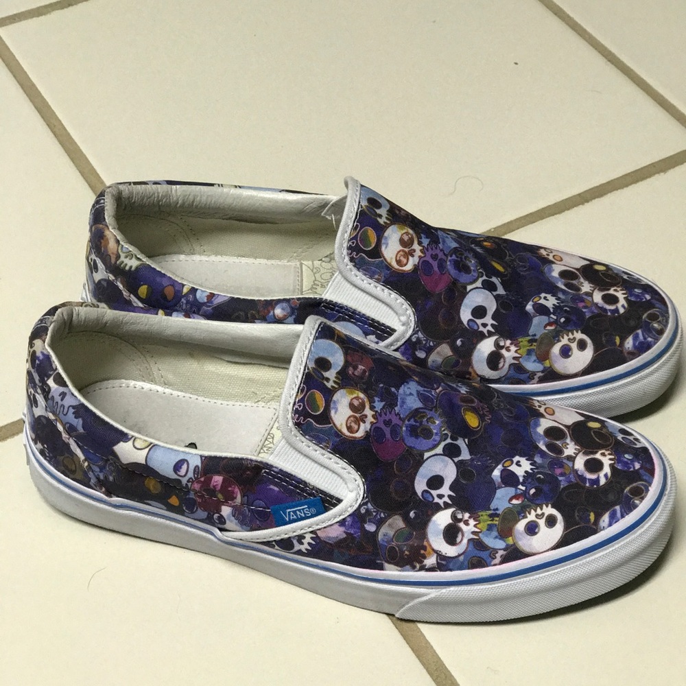 Takashi Muarakami Van Slip Ons