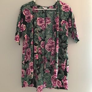 LuLaRoe Bianka Kimono floral print