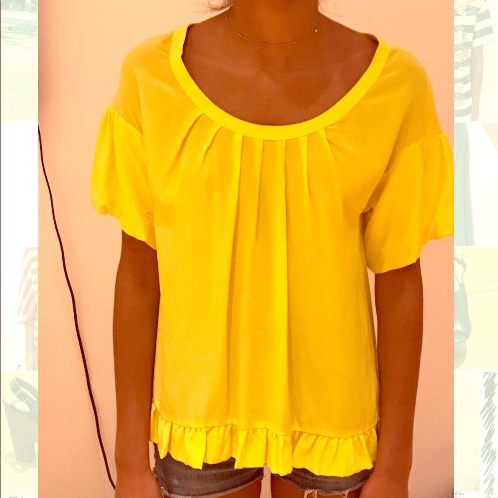 Yellow Madison Marcus Top