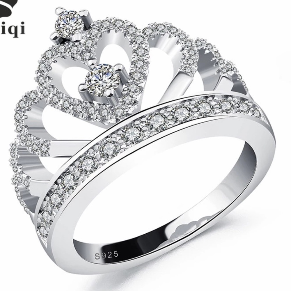 Princess style bohemian ring size 7