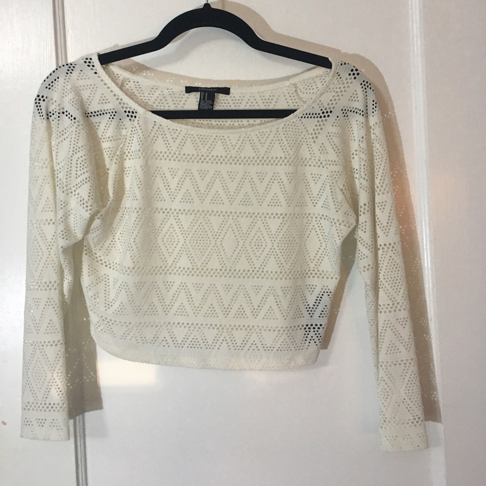 White Crop Top