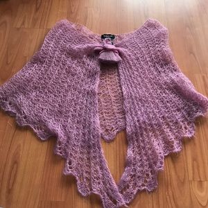Bebe sheer pancho