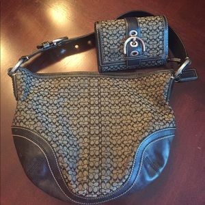 Coach Factory bag and matching wallet