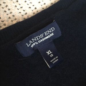 Lands' End 100% Cashmere Sweater
