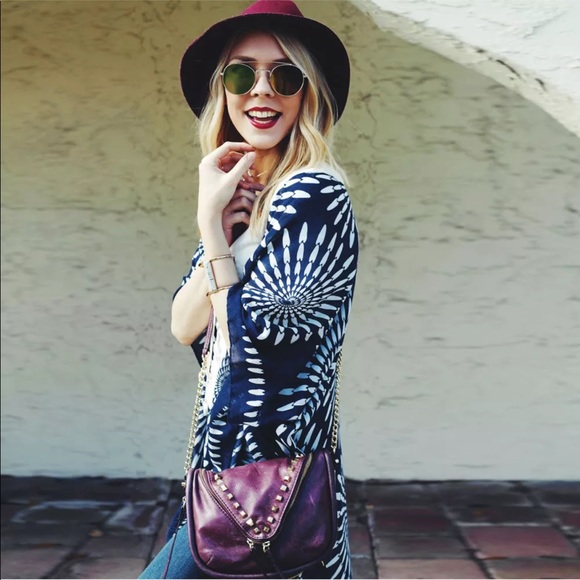 New! Moroccan Sky Batik Kimono Duster Coat - Picture 7 of 8