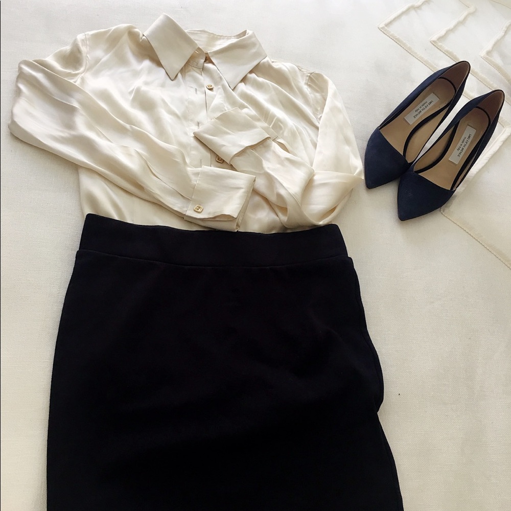 Silk long sleeve shirt ( NWOT)