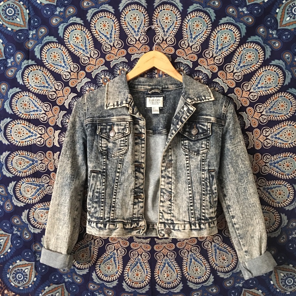 Acid Wash Denim Jacket