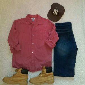 🎉HP 9/14 🎉Old Navy boys button up